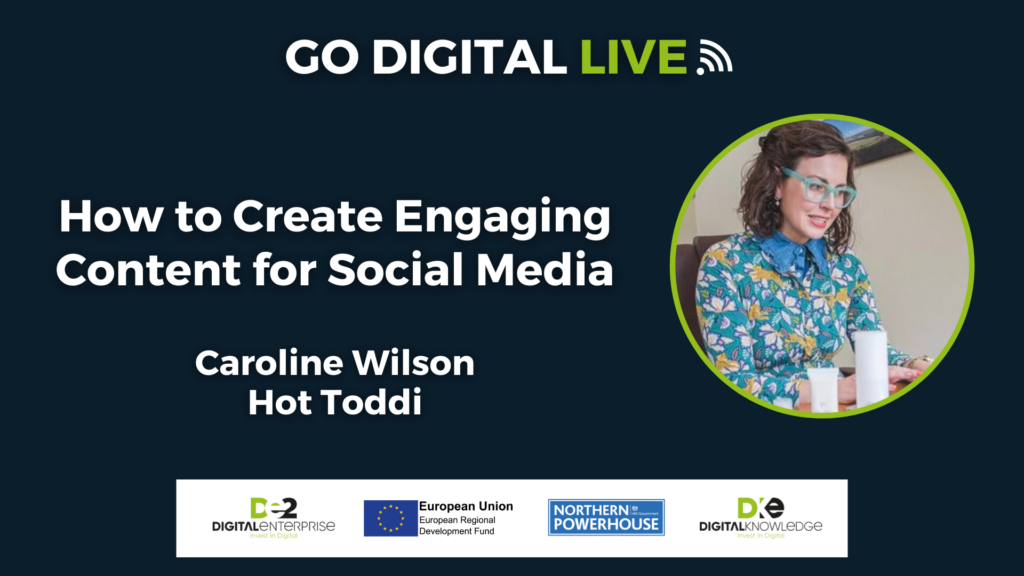How to Create Engaging Content for Social Media. Presented by Caroline Wilson.